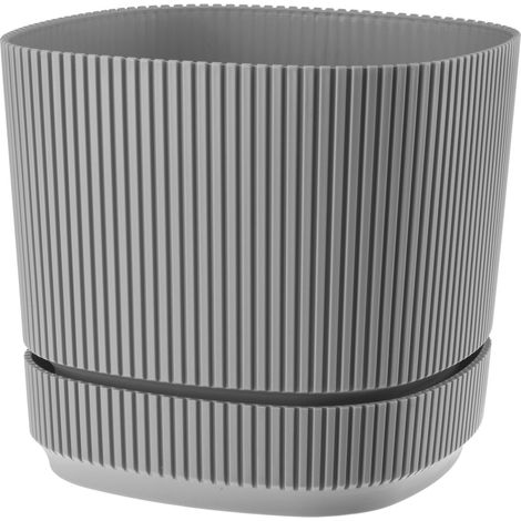 Pera 4 Blumentopf 21cm grau VERDENIA