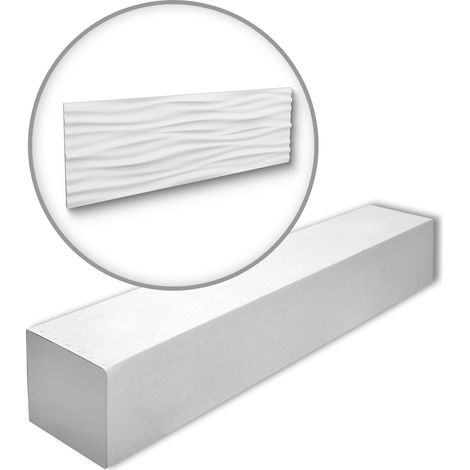 NMC LIQUID-box ARSTYL Noel Marquet 1 Karton SET mit 6 3D Wandpaneeln Zierelementen Modern weiß 2,58 m2