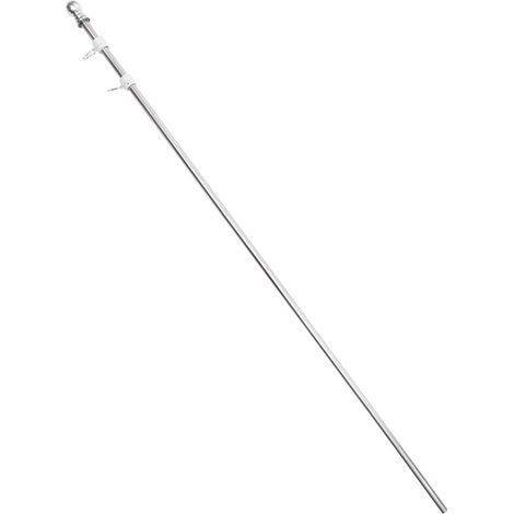 Mât de Drapeau Acier Inoxydable Anti-enchevêtrement Sections Rotatif pour Jardin Maison Extérieur Kit de Hampe et Résistant Corrosion (1/5)