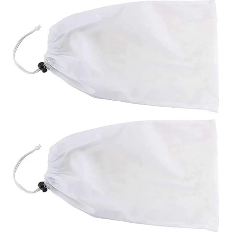 BEBUSINGOTO Mini aspiradora de piscina con chorro de agua, bolsa de malla fina con cierre de cremallera y cordón para piscinas enterradas y elevadas (paquete de 2) (1/3)