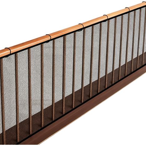 Red De Seguridad Para Niños - 300 X 90 Cm - Nylon Resistente - Para Escaleras Balcones Y Barandillas - 1 Unidad (1/5)