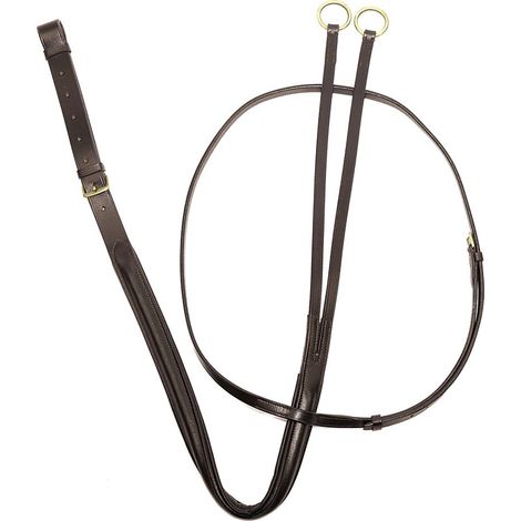 Pony, Cognac: Martingala inglese in cuoio superiore a collier regolabile
