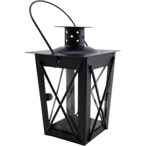 Lanterne suspendue décorative, bougeoir vintage en métal, décoration pour salon, jardin, terrasse, fêtes et événements, intérieur et (1/5)