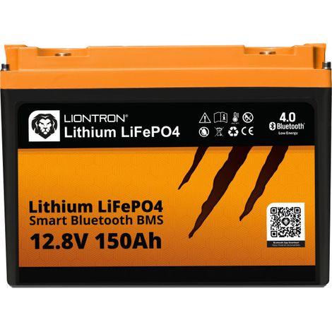 Batterie Liontron Lithium ARTIC -30°C LiFePO4 LX Smart BMS 12,8V 150Ah