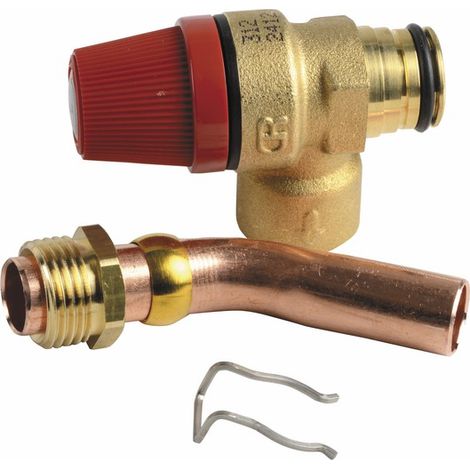 Soupape de sécurité 3 bars – Pour chaudières MCR 24 – Régulation pression – Installation pro recommandée – Compatible chaudières De Dietrich