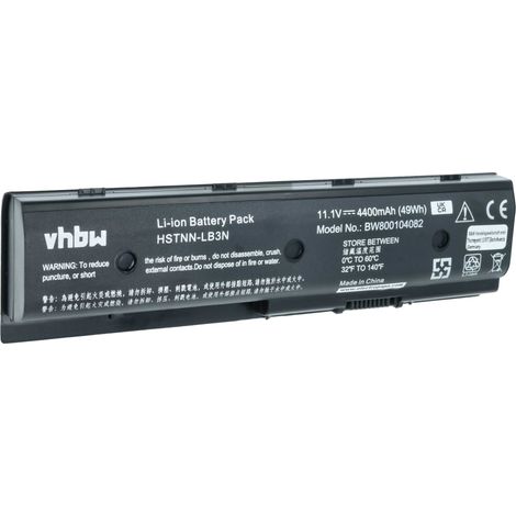 vhbw Akku kompatibel mit HP CompaQ Pavilion DV7T-7000 Notebook (4400 mAh, 11,1 V, Li-Ion) (1/5)