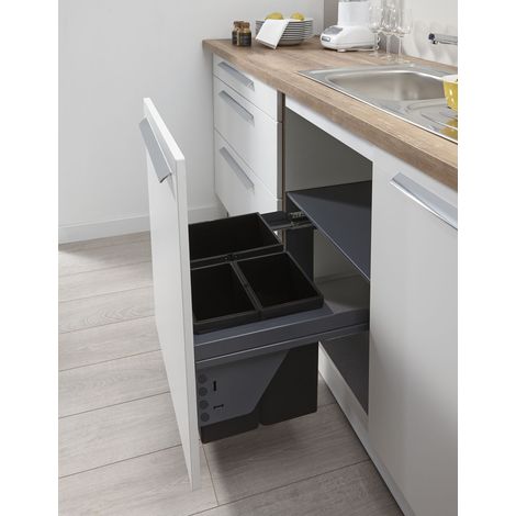 WESCO® Abfallsammler Pullboy Soft Comfort 360 K/600-3, anthrazit