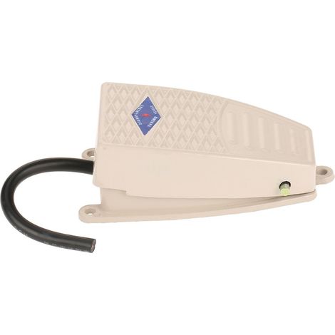 Commutateur de pied boîtier en aluminium normalement ouvert Commutateur de pédale de commande de contact momentané pour outil électrique compatible (1/5)