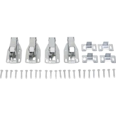 Ferme-porte à ressort fermeture automatique, lot de 4