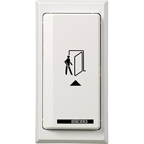 GEZE DE SURFACE BOUTON POUSSOIR PLASTIQUE SAILLIE NIROFARBIG 114077