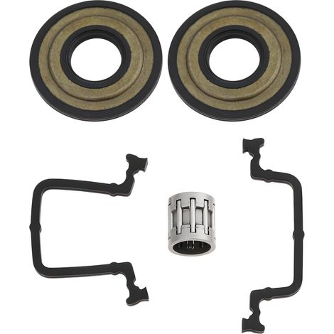 1 Crankshaft Seal Set Bearing Kit 544108701 544109201 Compatible with Husqvarna 445 445E 445II 450 450 (1/5)