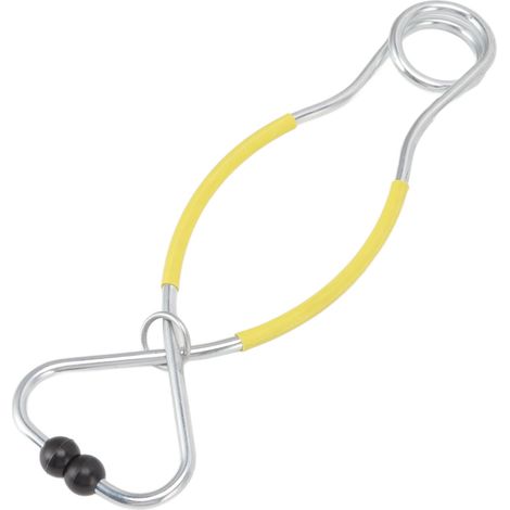 Pince à nez pour bovins (taureaux et vaches), outil de traction robuste et sans poinçon, en métal, pour la ferme et le ranch, usage vétérinaire, jaune. (1/5)