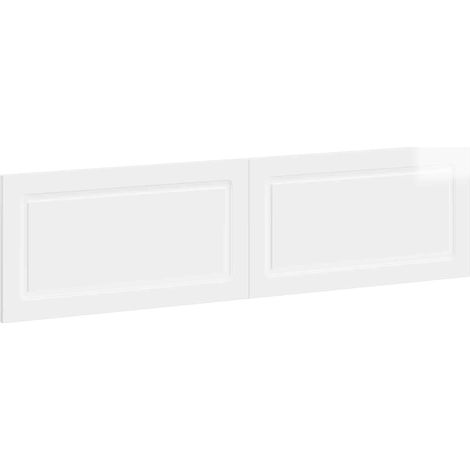 Cabecero montada en la pared UTRECHT Blanco Brillante vidaXL (1/5)
