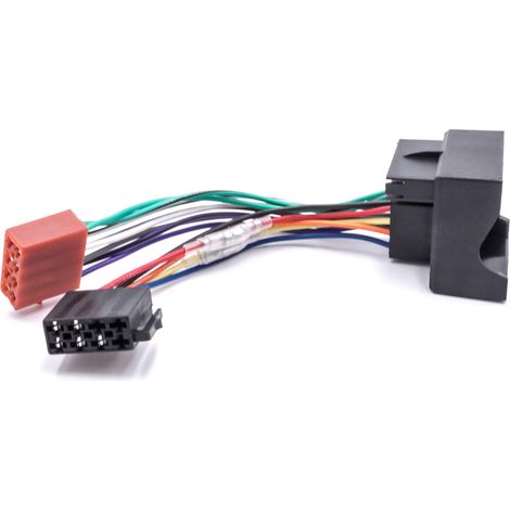 vhbw Adaptateur autoradio ISO compatible avec Ford Focus à partir de 2005 modèle de voiture
