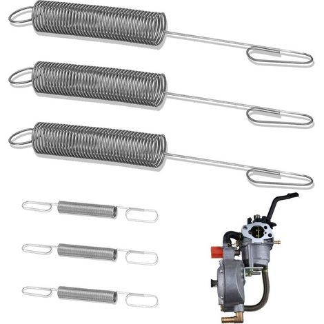 BR-Vie Lot de 6 ressorts de régulateur d'accélérateur pour moteurs Briggs & Stratton 692211 691859 Moteur de gouverneur pour moteurs Sprint Classic Kit de remplacement de moteur de tondeuse à gazon (1/4)