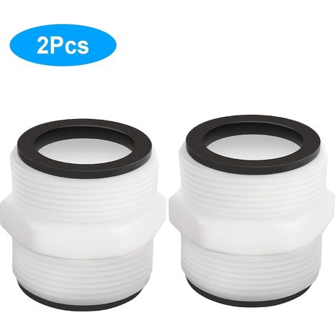 Adaptateur de tuyau de piscine en 2 pièces avec joint torique - Compatible avec les raccords de tuyau de piscine IntexColeman (1/5)