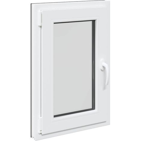 Kellerfenster RISOR 50 x 75 cm PVC und Glas Anthrazit vidaXL