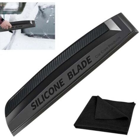Raclette Silicone Voiture - Grattoir En Silicone Pour Voiture: Raclette En Silicone, Raclettes De Voiture, Essuie-glace Pour Vitre Pour Carrosserie Et Vitres De Voiture, Fenêtres, Miroirs