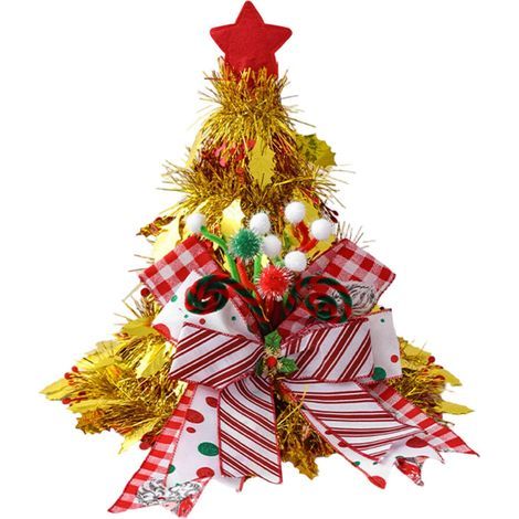 Festival Tree Toppers Santa Hat Design résistant aux-05 (1/2)