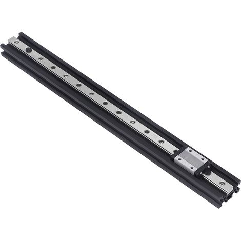 Profilé aluminium 2040 V noir pour CNC et imprimante 3D, extrusion linéaire 12H (400mm) (1/5)