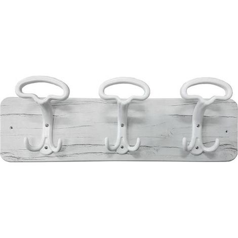 2 x APPENDIABITI LADY 3 POSTI 500X160 MM SHABBY CHIC