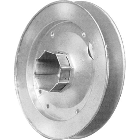 ORECA - PULEGGIA ø 200mm CON CALOTTA ESAGONALE ESTERNA E PERNO ø12mm.