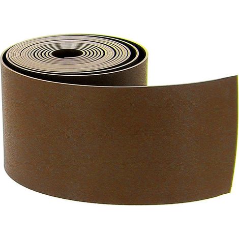 Bordure de jardin flexible marron - 15 cm x 6 mètres (1/4)