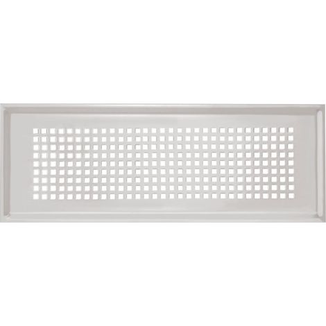 Zehnder Design-Abdeckgitter ComfoGrid Torino für Luftdurchlassgehäuse CLF, 350x130mm, Edelstahl