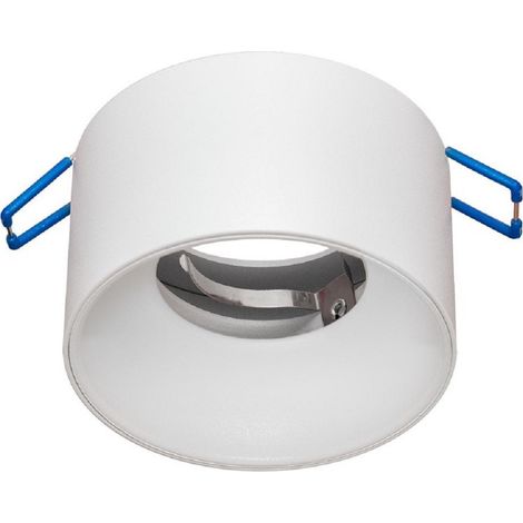 TRADE SHOP - Portafaretto Tondo Incasso 70mm Luce Soffitto Cartongesso Lampade Led Gu10 Gu5.3 - Bianco (1/5)