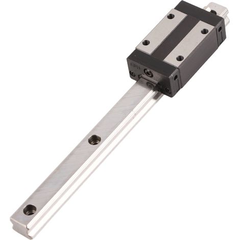 Kit de glissières à roulement linéaire à billes avec bloc en acier pour imprimantes 3D et pièces CNC, 200 mm (1/5)