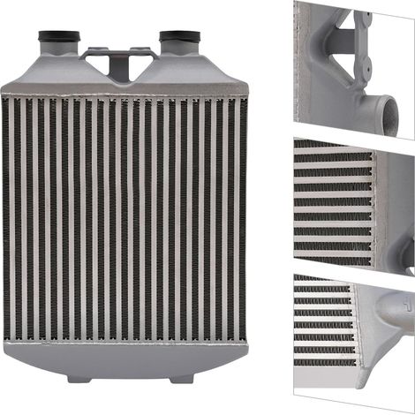 Intercooler Aluminum Turbo Cooler Turbo Intercooler Front Mount Car Modified Accessory Universal, Car Modification/Retrofitting, Engine power modification, 78x40x7cm