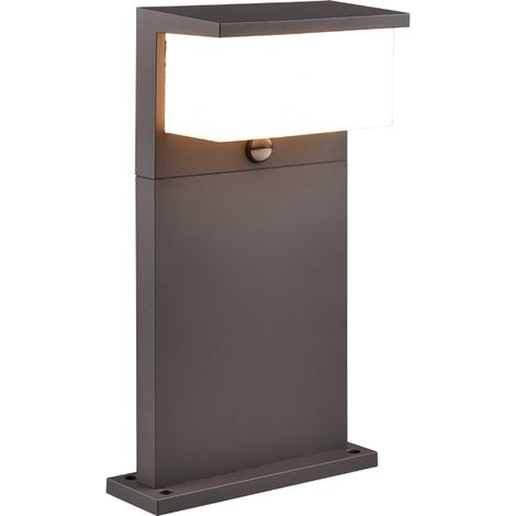 Potelet led 13w 1300lm 3000k detecteur de mouvement ip54 - trio - nestos (1/4)