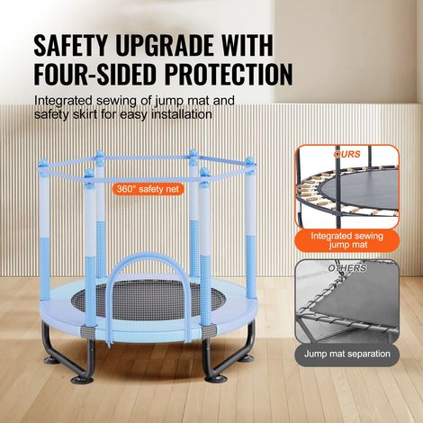 Mini trampoline pour enfant - 1545 mm fitness rebounder récréatif (1/5)