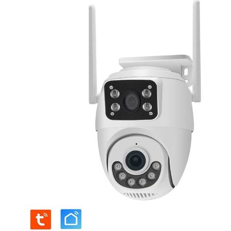 Außenkamera verbunden - KYF - Wifi - Rotierend PT - Doppelsensoren 2 x 3MP
