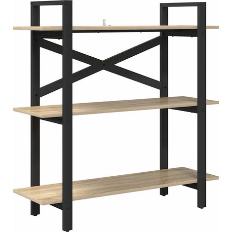 Maison Exclusive - Bücherregal Sonoma-Eiche 100 x 33,5 x 102 cm H