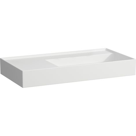 LAUFEN Kartell lavabo à poser, tablette à gauche, sans trou pour (1/3)
