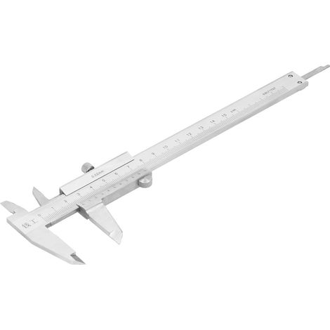 Pied à coulisse à vernier en acier inoxydable, 4 usages, qualité industrielle, précision 0,02 mm, plage de mesure 0-150 mm (1/5)