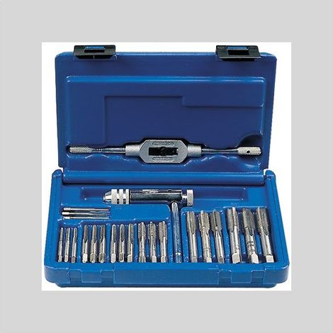 ABC ASSORTIMENTO DI MASCHI PER FILETTARE23 PZ art. F79494000 Per filettature Metriche ISO - Passo grossoIn acciaio super rapido HSS Per filettare 3 - 4 - 5 - 6 - 8 - 10 - 12 mm In cassetta di resina