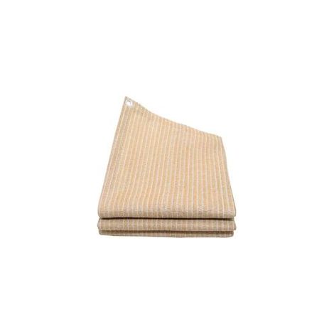 Voile d'ombrage rectangulaire imperméable 3x4m – Protection UV 95% – Polyéthylène haute densité – Installation facile avec œillets renforcés (1/5)
