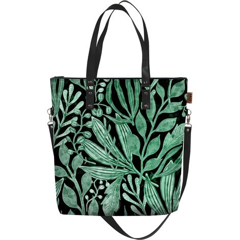 Sac cabas Maxa - Vert Nuit (1/5)