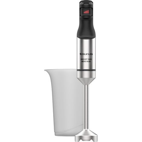 Taurus Rocket 1500 Nero Inox Edelstahl-Tauchmixer 1500 W Schwarz, Edelstahl
