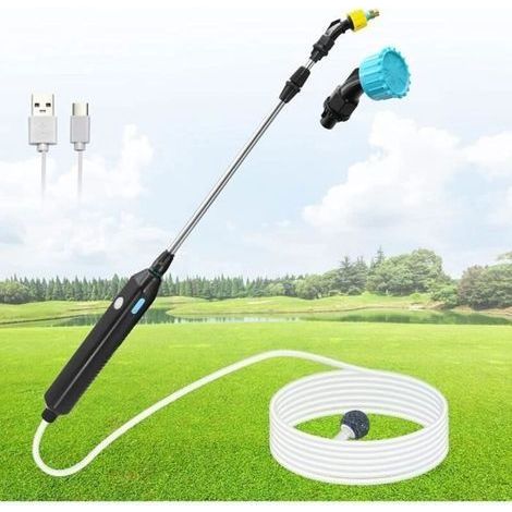 Electric Sprayer, Telescopic Lance Electric Roof Sprayer, USB Rechargeable Garden Sprayer, Portable (1/4)