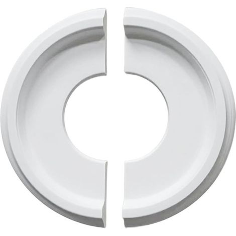Plaque de plafond design de 25,4 cm de diamètre extérieur de 10,2 cm de diamètre intérieur pour luminaires, ventilateur, décoration non adhésive