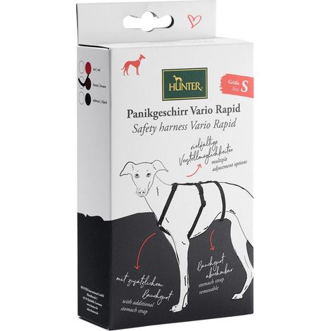 Panikgeschirr Vario Rapid, S Nylon, rot