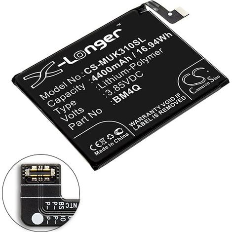 NX - Batterie téléphone, smartphone, GSM pour Xiaomi 3.85V 4400mAh - BM4PBM4Q (1/3)