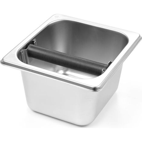 HENDI Kaffeesatz-Abklopfbehälter, GN 1/6, 176x162x(H)100mm (1/2)