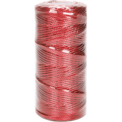 Hilo metálico de panadero para envolver regalos - Rojo