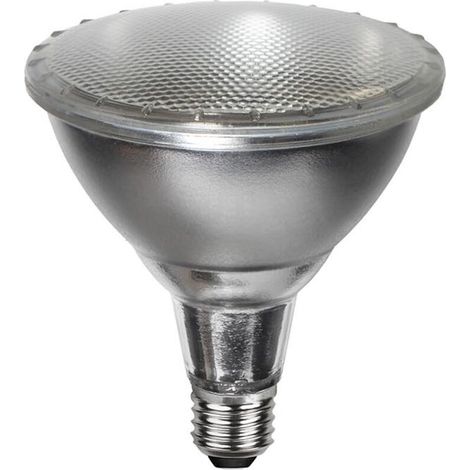 Trading Lampe LED Spotlight Outdoor, E27, PAR38, argentée, blanc chaud, extérieur, IP65 (1/3)