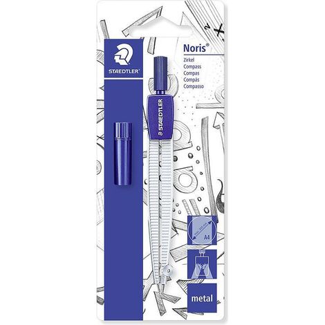 Compas à mine - Scolaire - Métal - Mines de rechange - Staedtler (1/3)