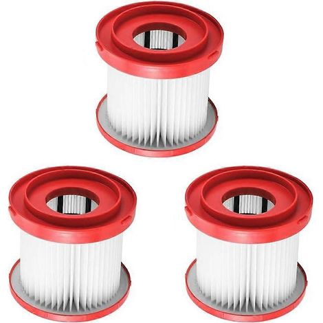3er-Pack HEPA-Filter 49-90-1900 für Milwaukee M18 (0880-20, 0970-20) und M12 Nass- und Trockensauger (1/5)
